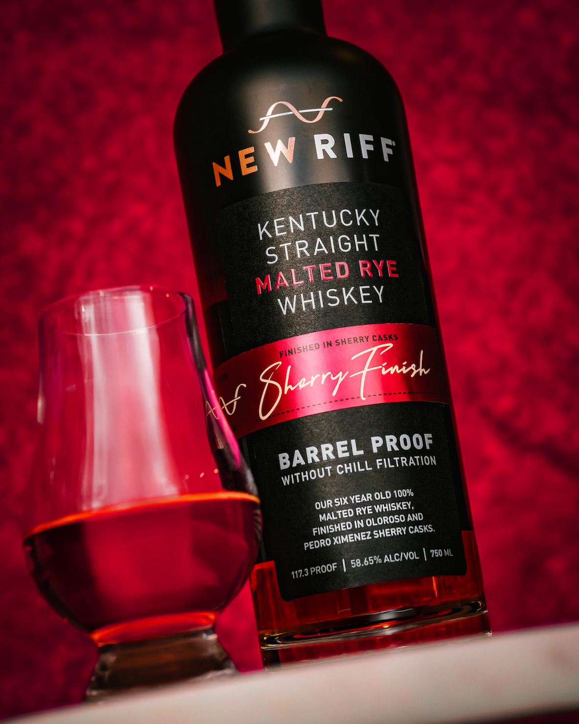 New Riff Kentucky Straight 100% Malted Rye Whiskey Finished in Sherry Casks