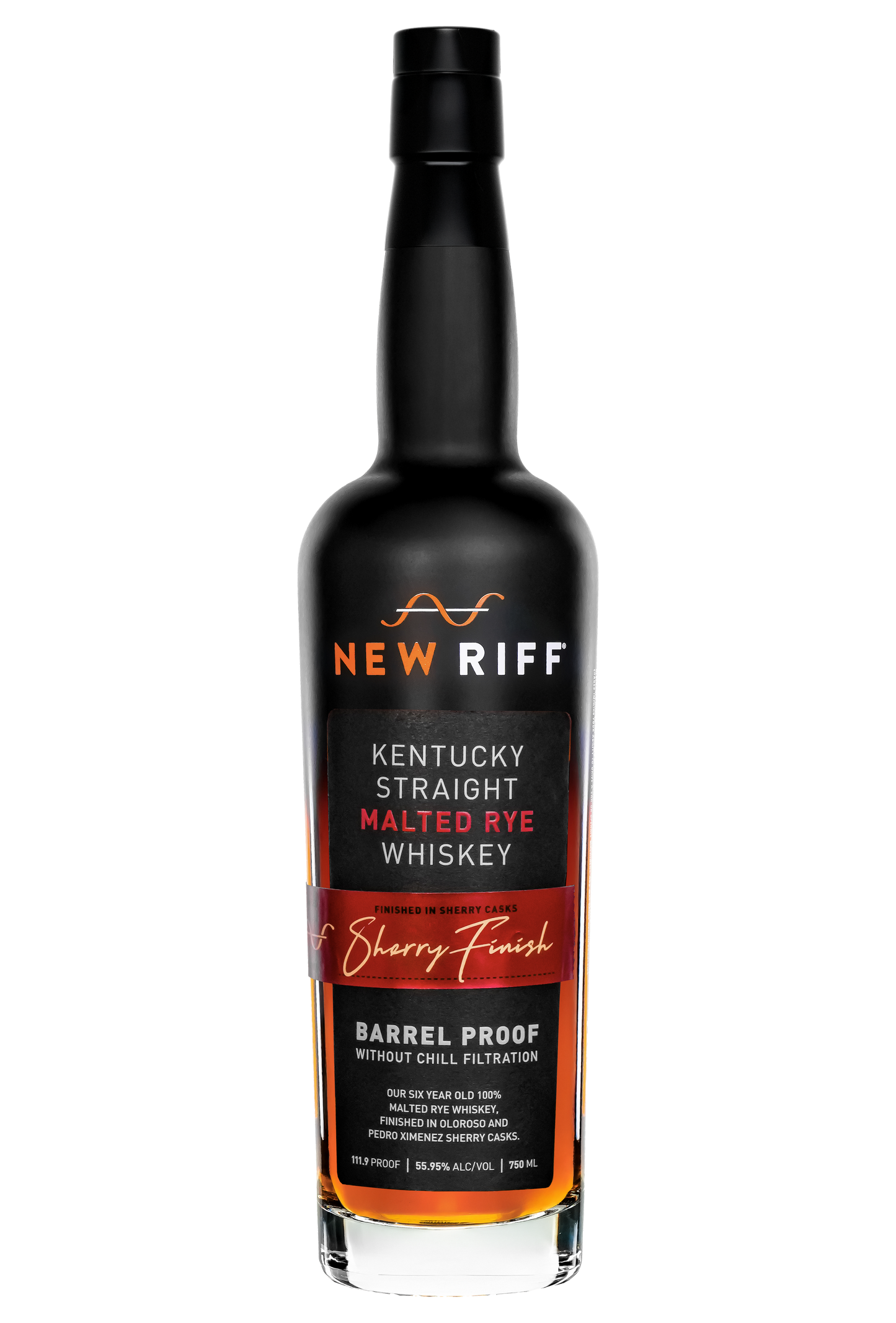 New Riff Kentucky Straight 100% Malted Rye Whiskey Finished in Sherry Casks