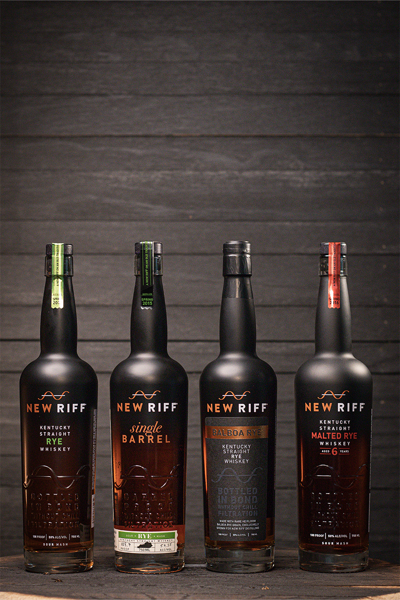 New Riff Rye Flight – New Riff Distilling